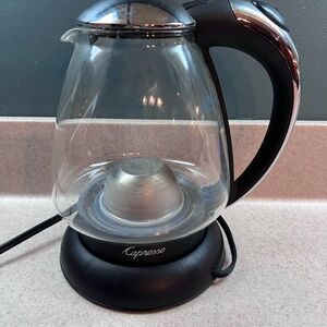 Capresso 259 H2O Plus Glass Water Kettle, Polished Chrome Williams Sonoma
